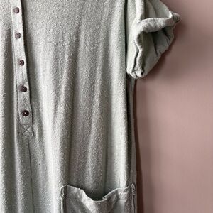 Free People Light Green Jumpsuit